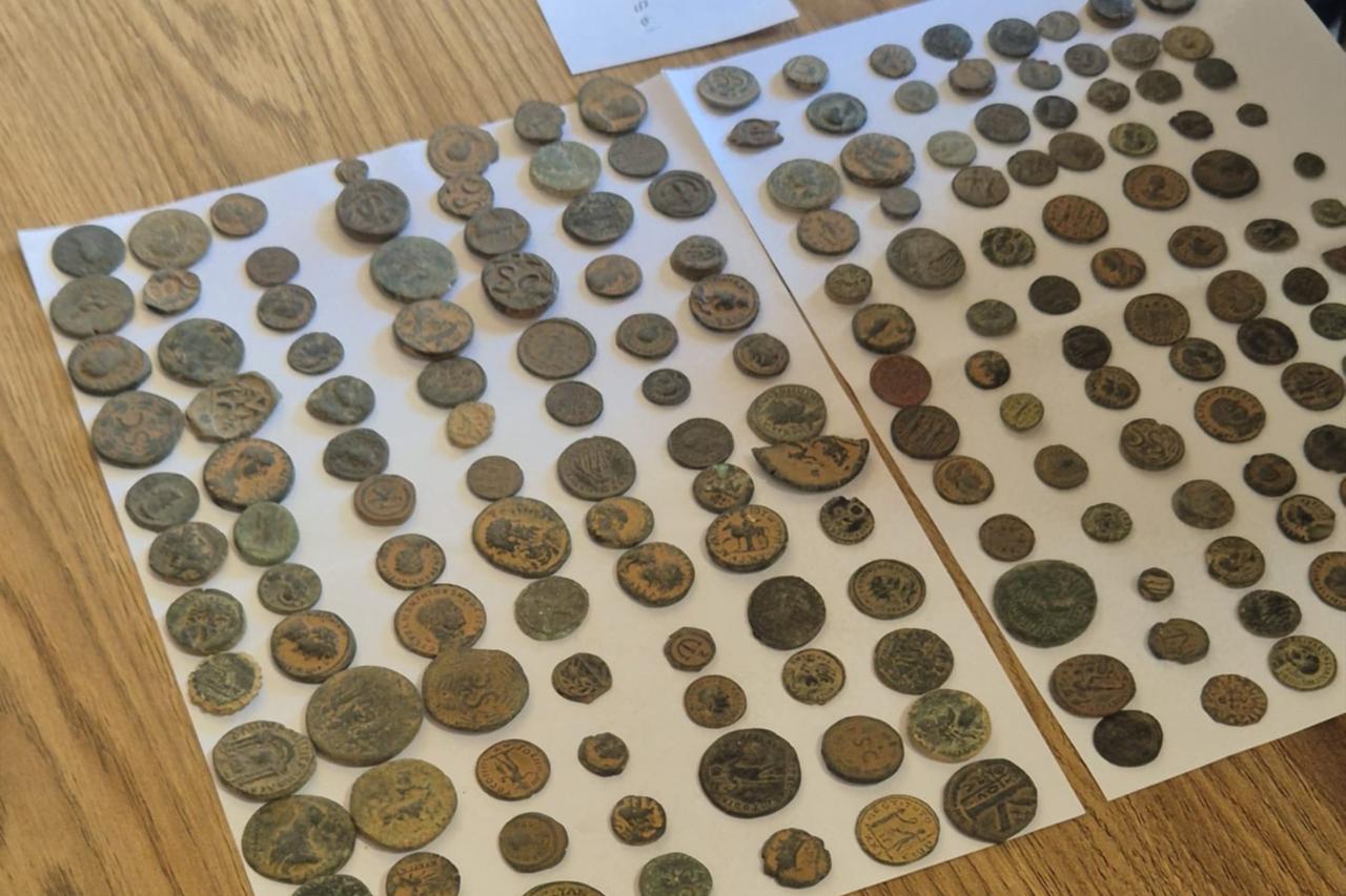 Hidden cache of 7,550 artifacts seized at Turkish port before shipment to Italy