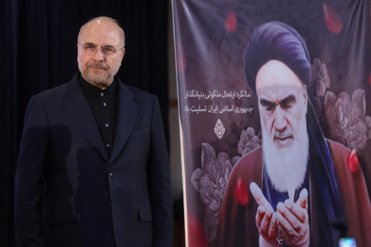 Iran's parliament speaker Ghalibaf denies US talks, calls Trump claims 'fake news'