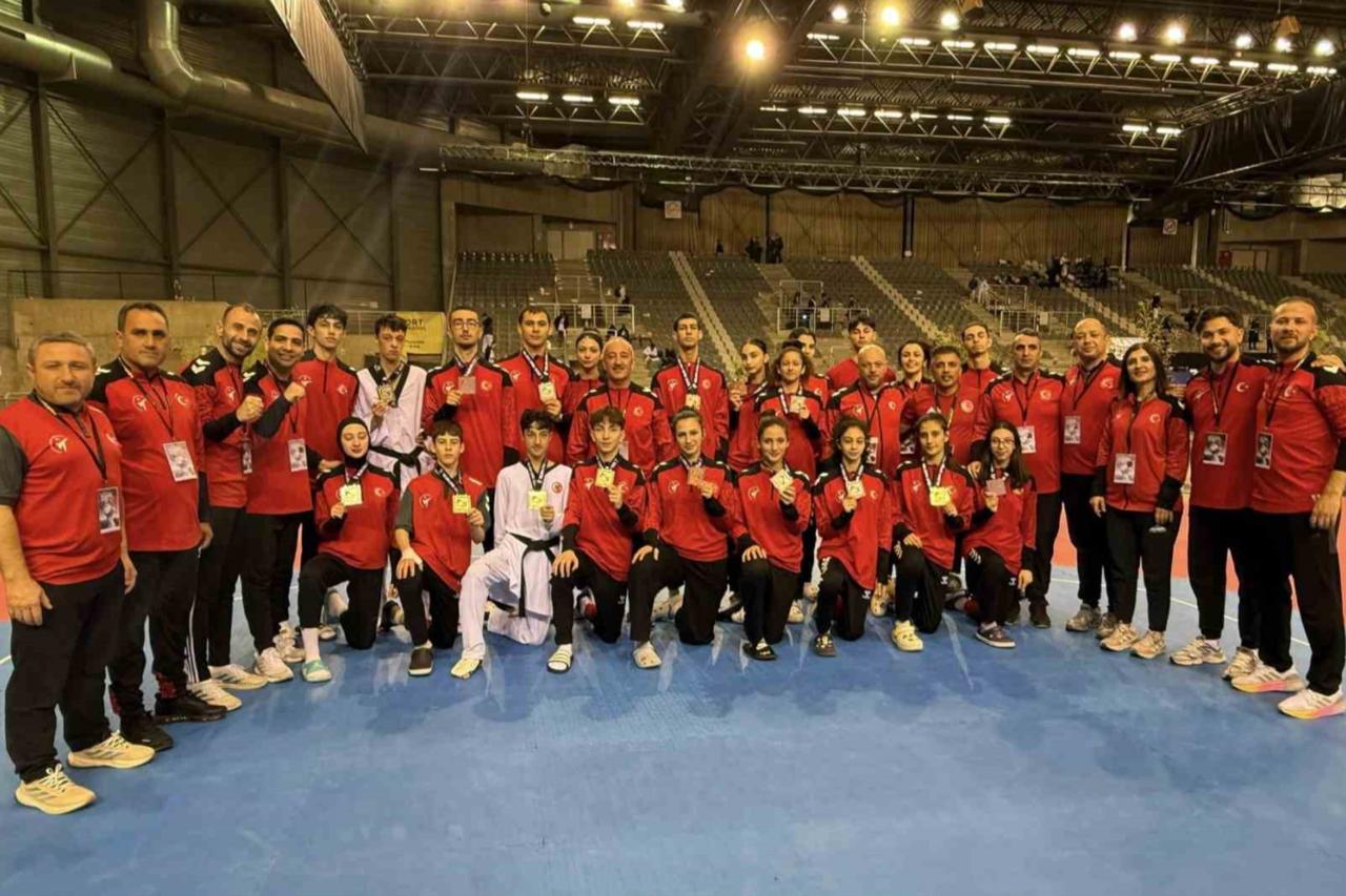 Turkish taekwondo team wins 30 medals at Belgium Open