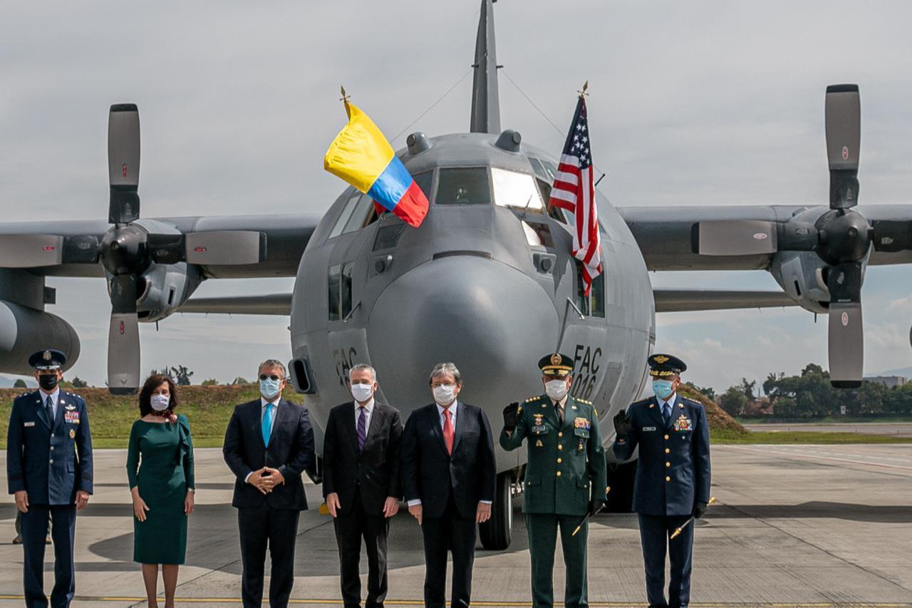 US donates C-130H Hercules to Colombian Air Force on Dec. 2020. (Photo via US State Mag)