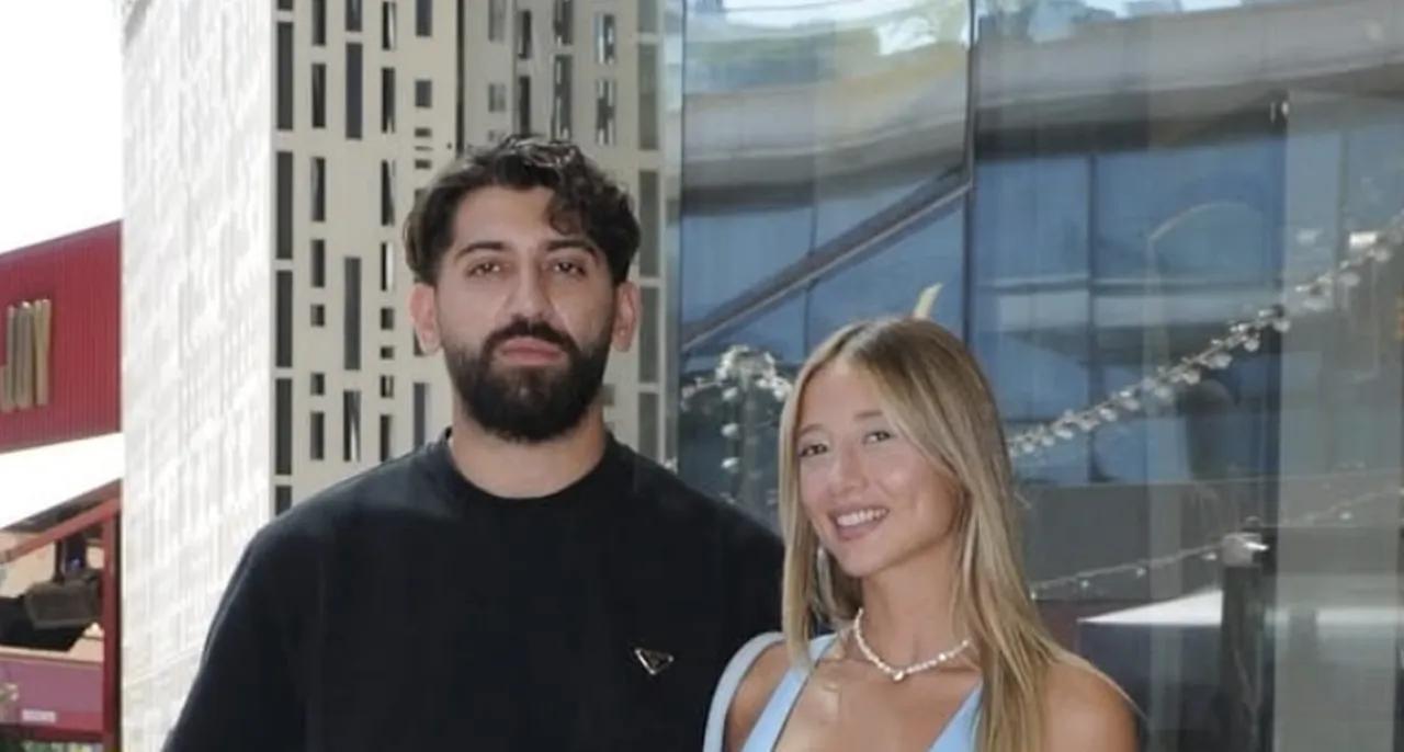 Rapper Vahap Canbay and singer Aleyna Kalaycioglu, Istanbul, Türkiye, March 20, 2026. (Photo via Türkiye Daily)