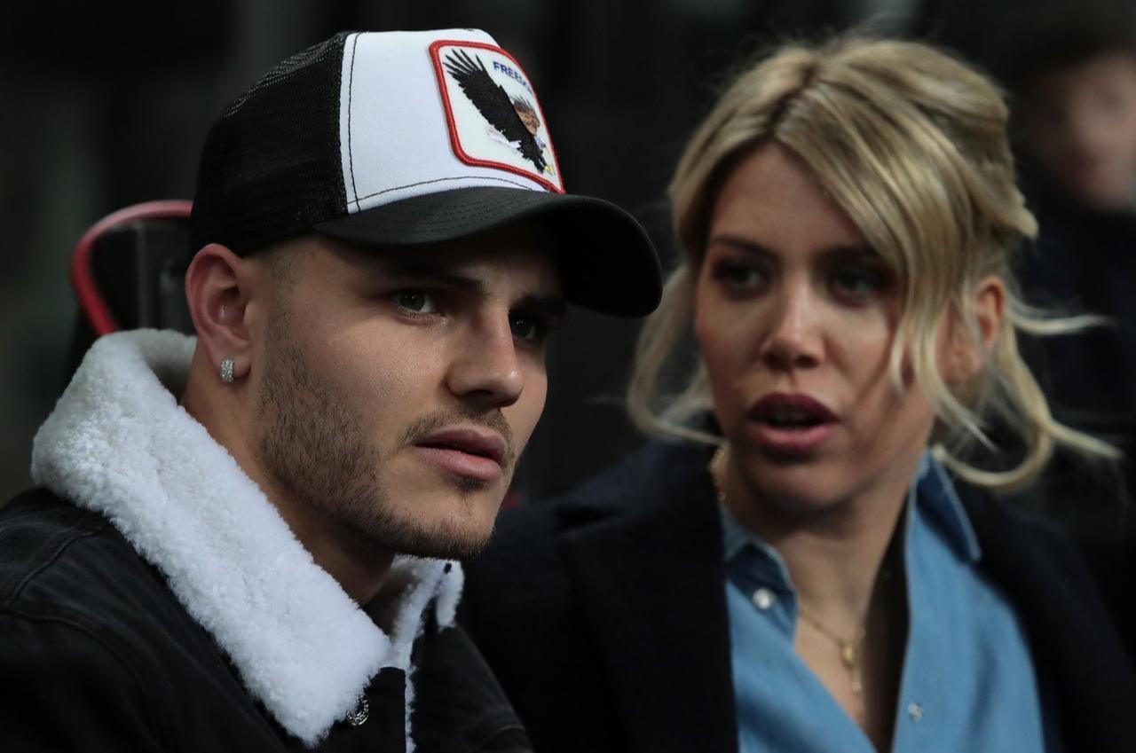 Wanda Nara and Mauro Icardi, before deciding to get divorced, Italy, February 21, 2019. (Photo via Onedio)