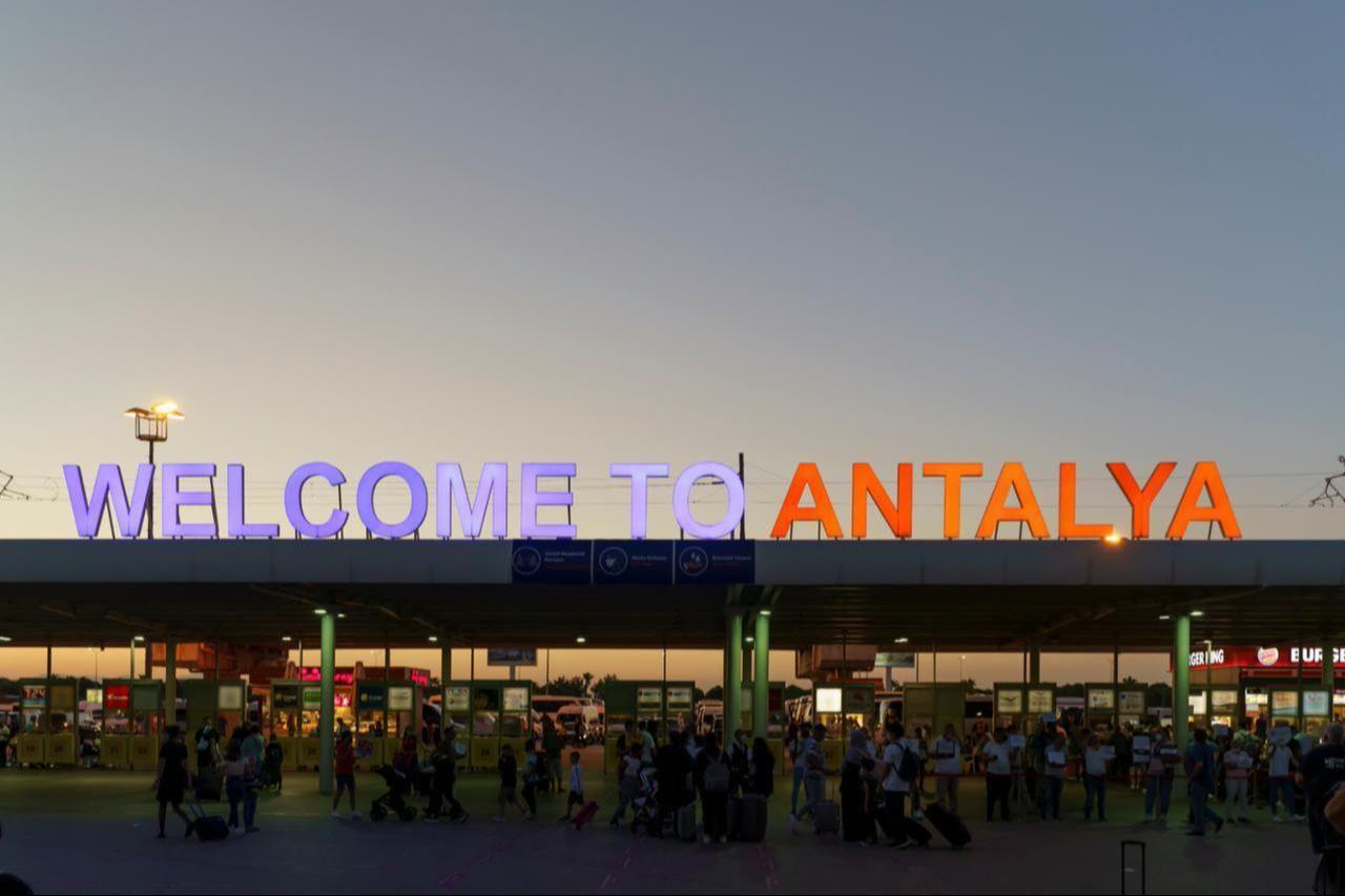 ‘Welcome to Antalya’ sign at Antalya Airport in Türkiye, on Aug. 4, 2021. (Adobe Stock Photo)