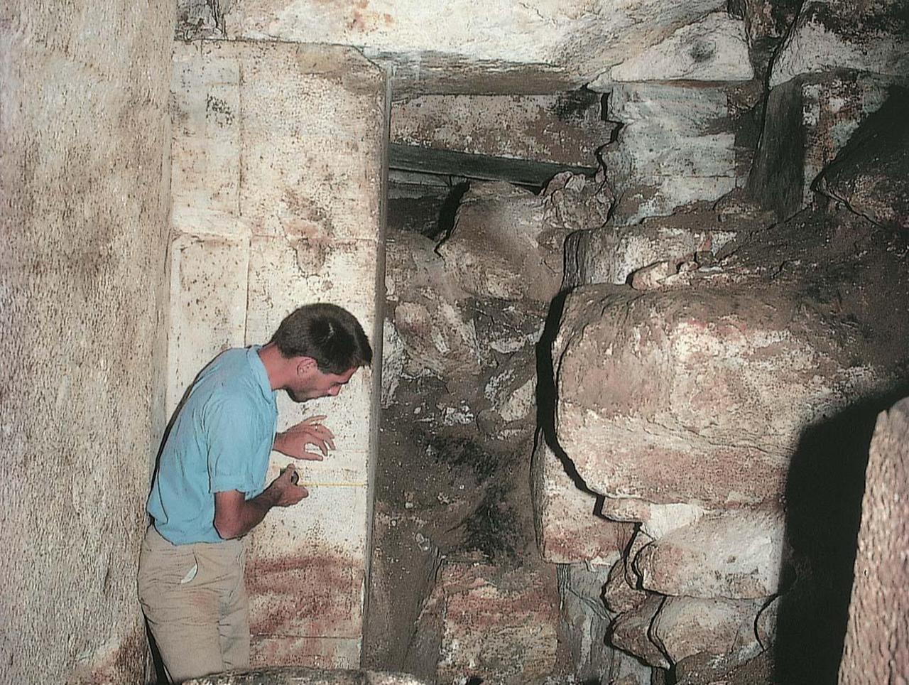 A view of chamber of Tumulus of Alyattes in Manisa, Türkiye. (Photo via Archaeological Exploration of Sardis)