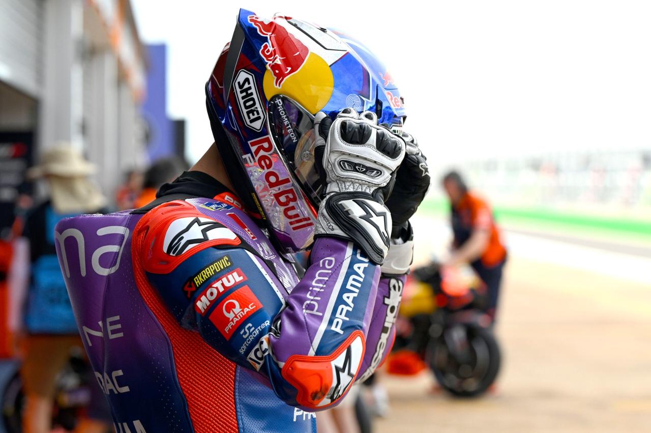 Former three-time Superbike World Champion Toprak Razgatlioglu navigates his first MotoGP season challenges in Texas. (AA Photo/ Red Bull)