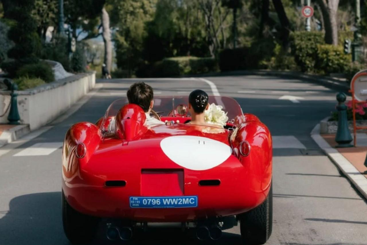 Formula 1 driver Charles Leclerc marries Alexandra Saint Mleux in Monaco