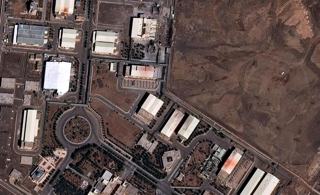 A view of the Natanz nuclear complex facility with damage observed on several buildings near Natanz, Isfahan province, Iran, March 2, 2026. (Photo by Satellite image ©2026 Vantor/AFP)