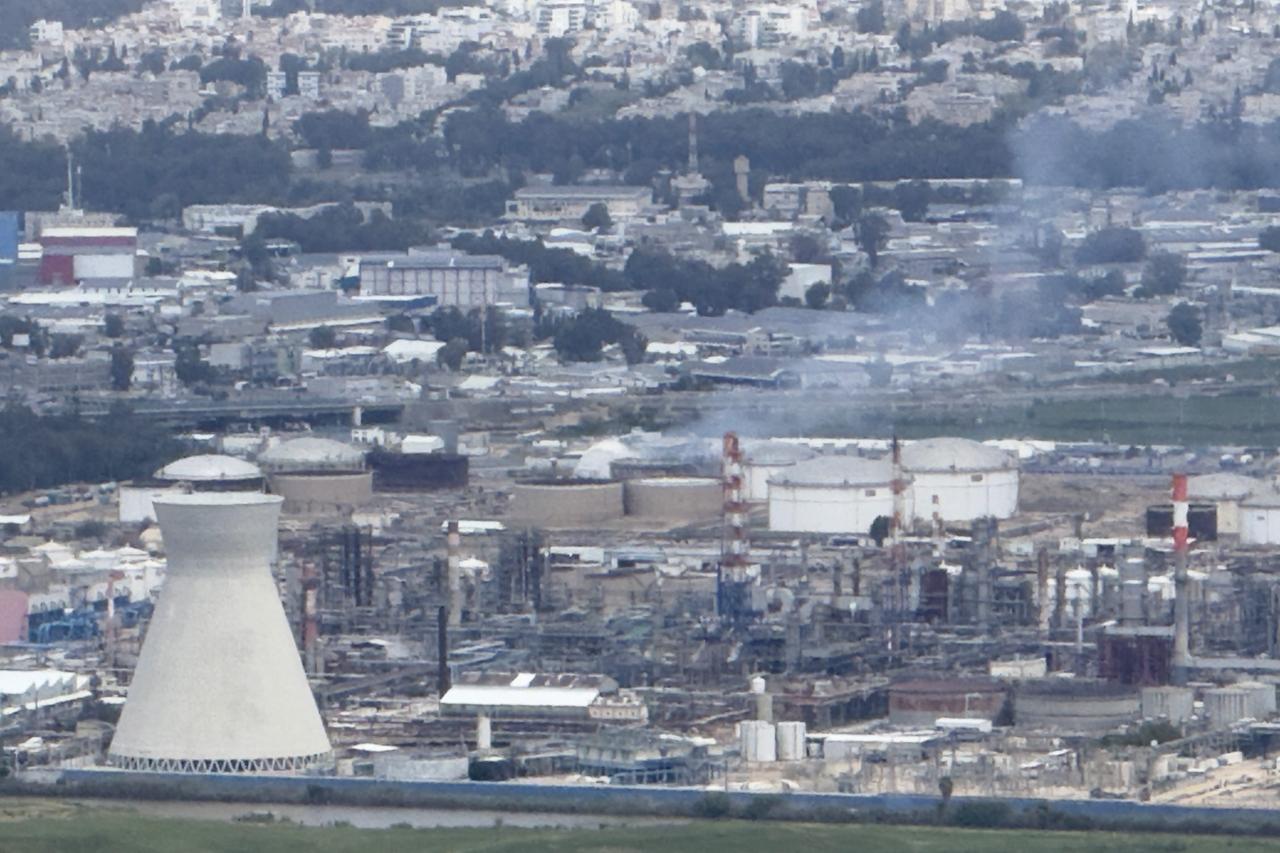 Israel's Haifa oil refinery hit after Iran, Hezbollah missile attack