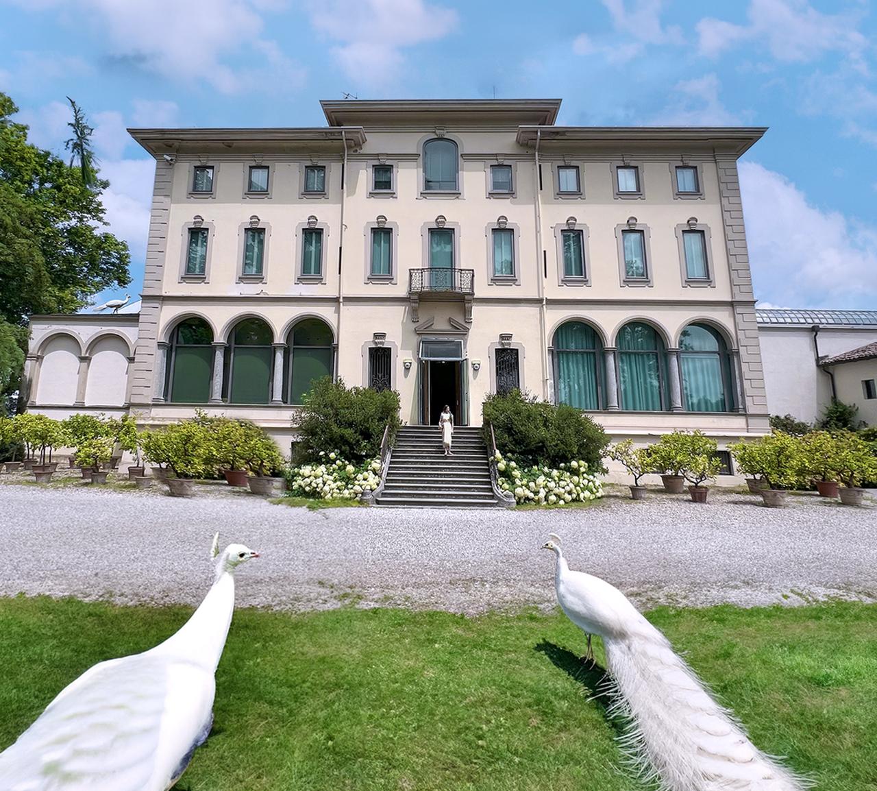 Exterior view of the Villa dei Capolavori, Italy, March 29, 2026. (Courtesy of Fondazione Magnani-Rocca)