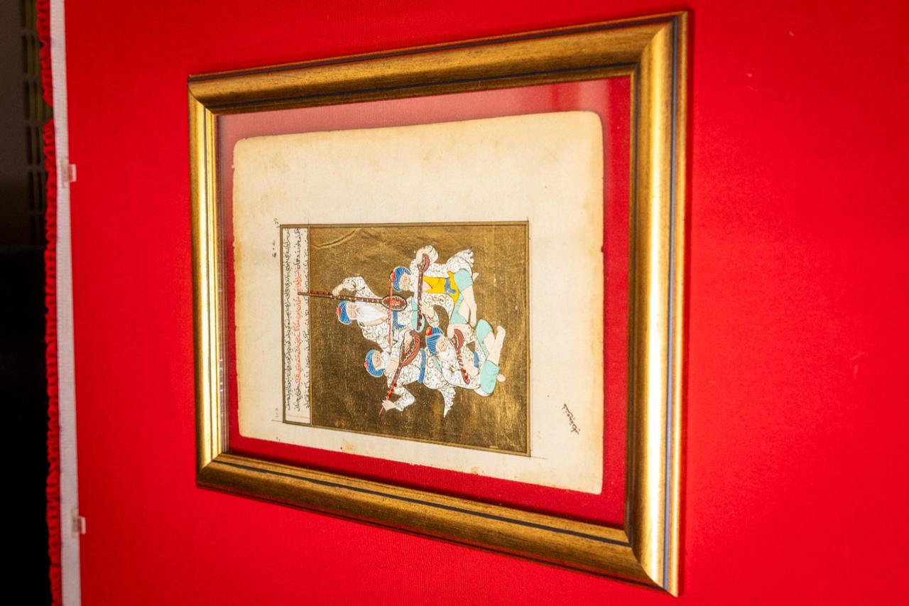 Repatriated historical works from Canada are exhibited in Ankara, Türkiye, March 31, 2026. (AA Photo)