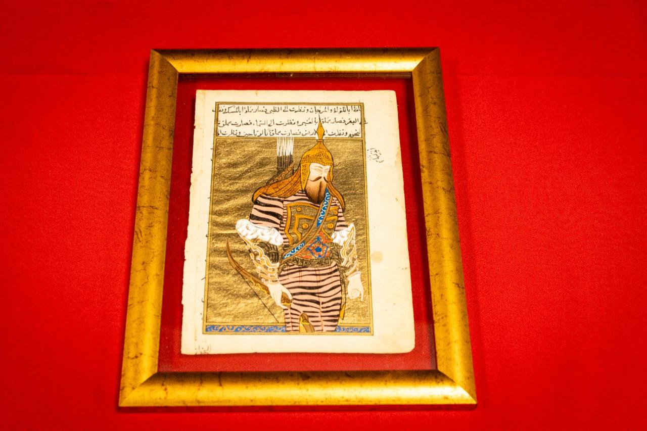 A historical item handed over to Türkiye by Canadian authorities is displayed in Ankara, Türkiye, March 31, 2026. (AA Photo)