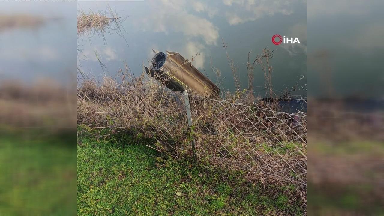 The photo shows missile wreckage being examined and collected by authorities in Türkiye on March 4, 2026. (IHA Photo)