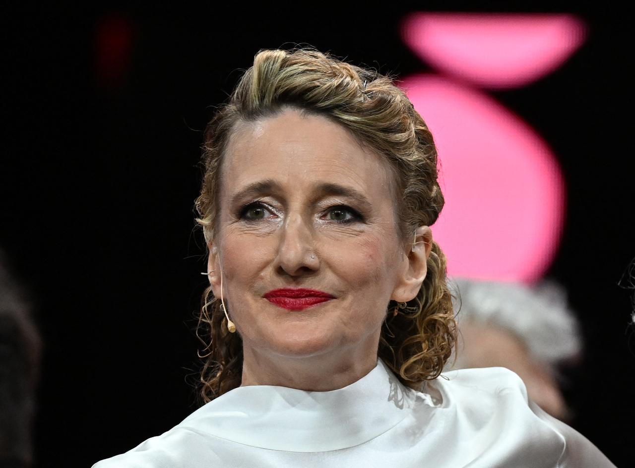 Berlinale director Tricia Tuttle speaks during the Award Ceremony of the 76th Berlinale, in Berlin, Germany, February 21, 2026. (AFP Photo)