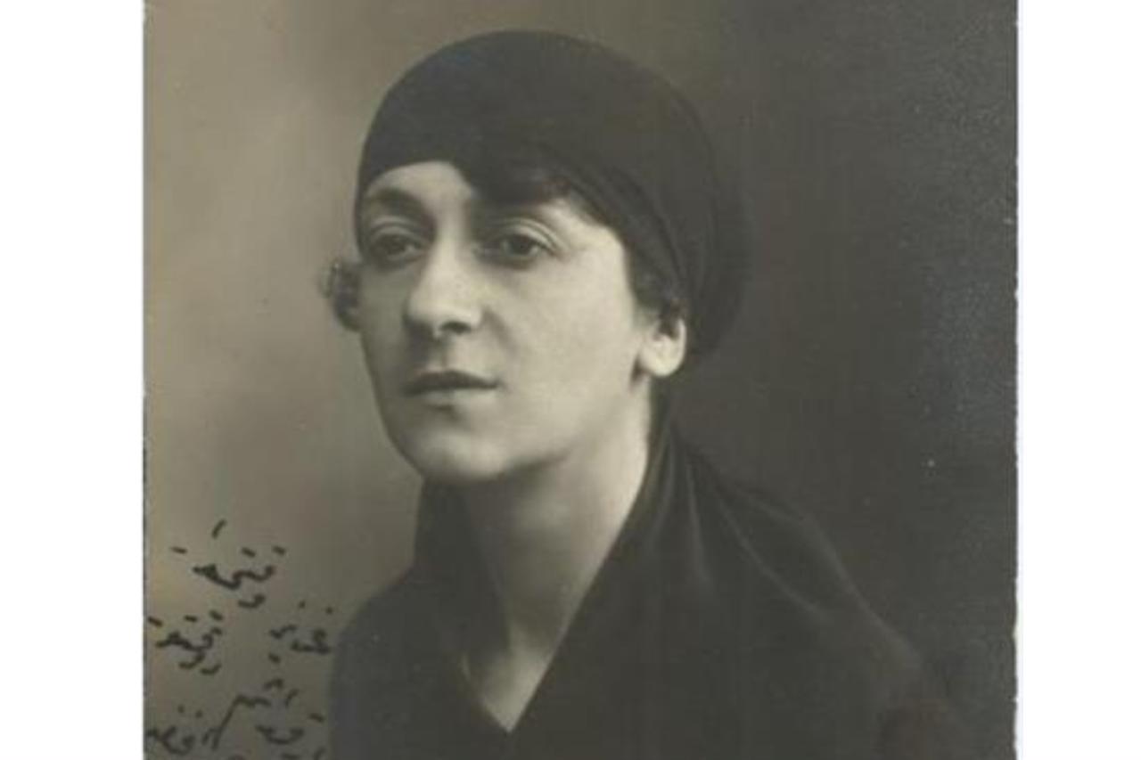 Nezihe Muhiddin, a leading figure of early women’s rights activism and founder of the Women’s People Party in 1923, Türkiye, early 1920s. (Courtesy of Catlak Zemin)
