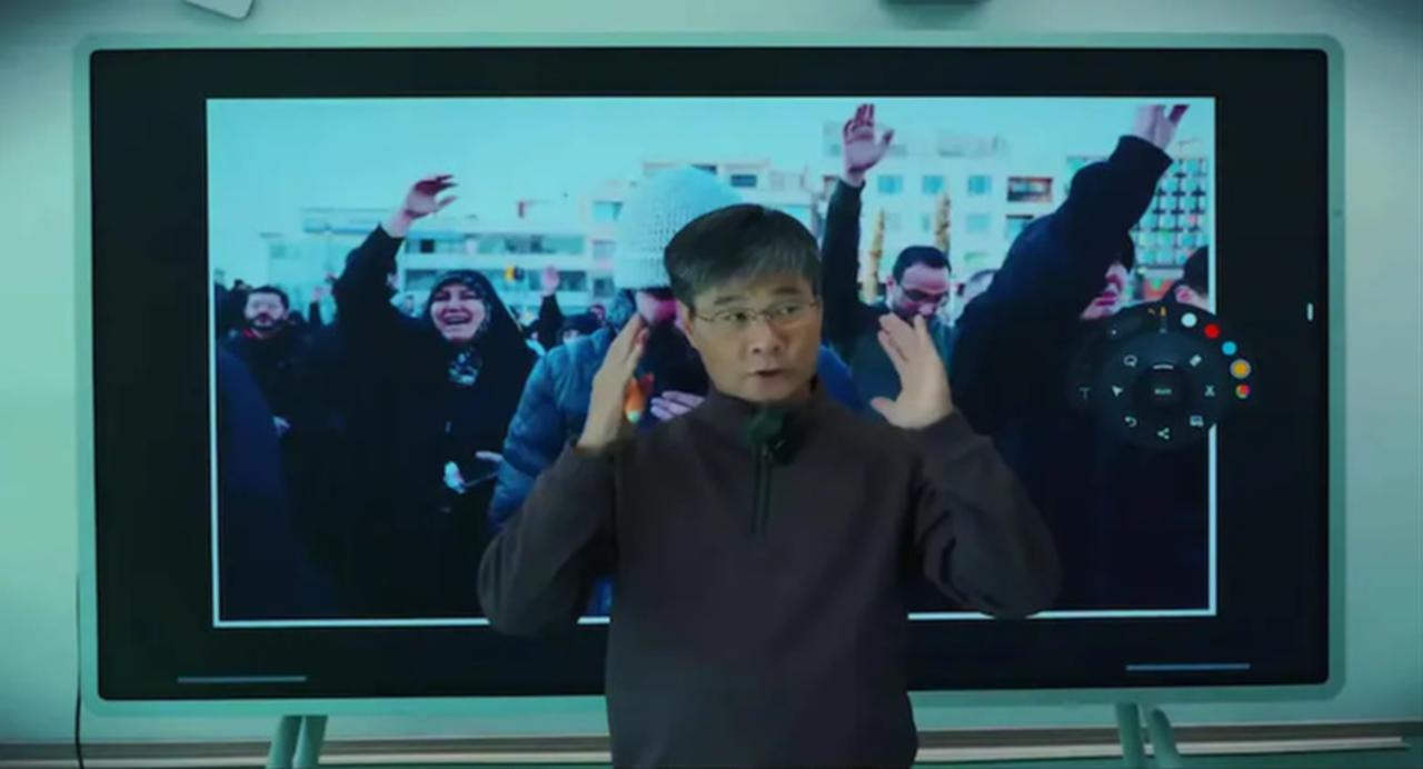 Jiang Xueqin speaks during a lecture on geopolitical forecasting shared on his Predictive History YouTube channel. (Photo via YouTube / Predictive History)