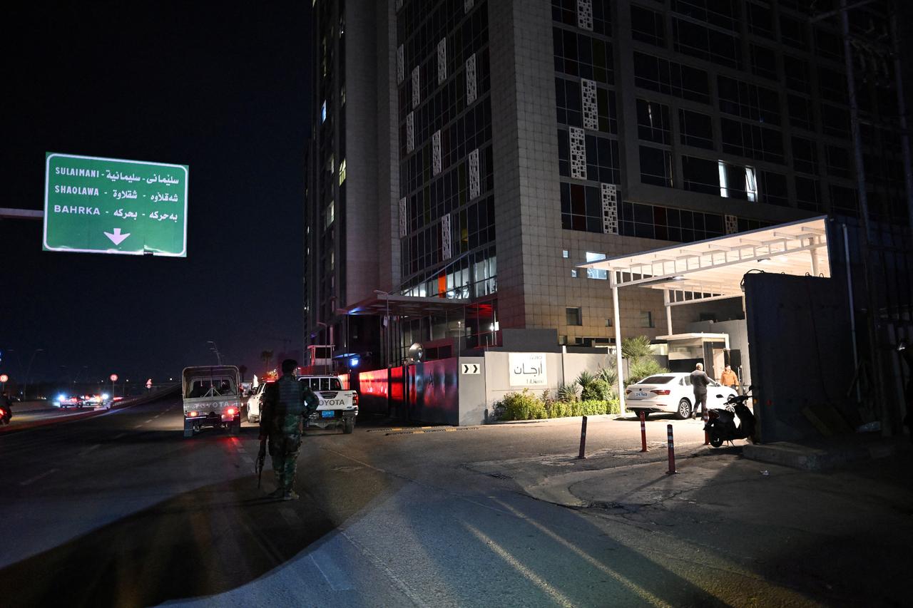 Drones downed near hotel in Iraq's Erbil hours after US warning of Iran attack