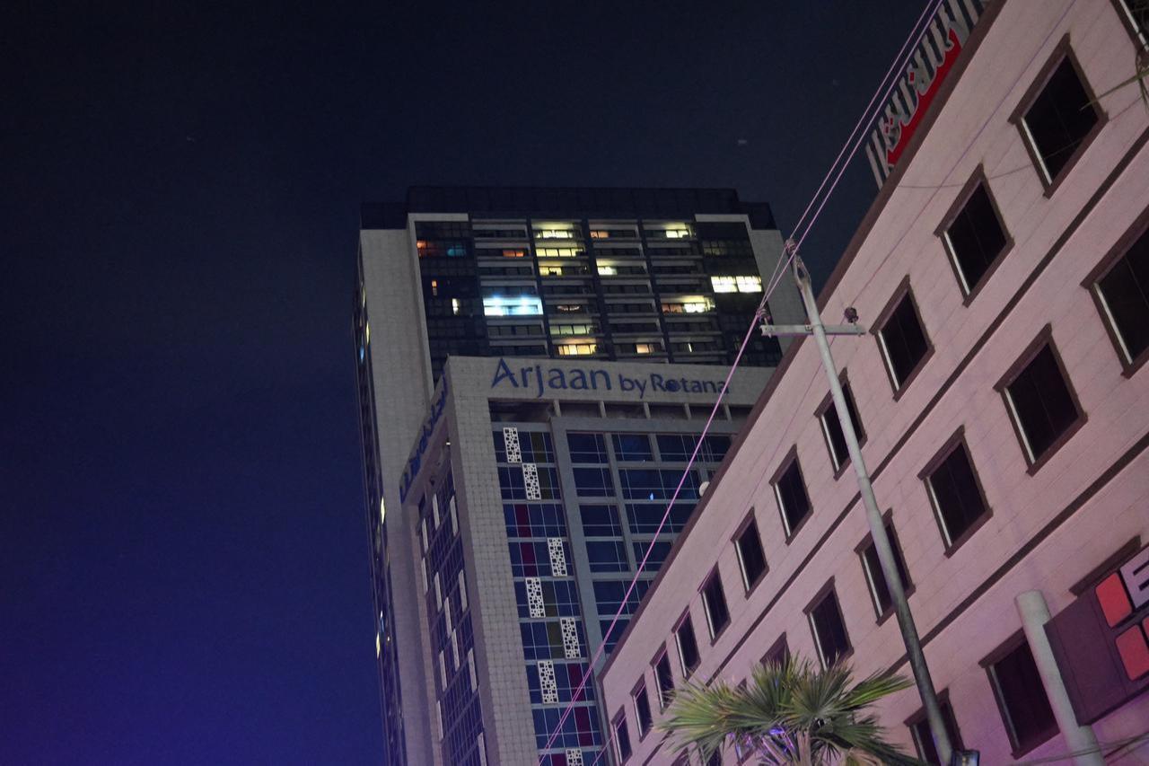 A view of the Erbil Arjaan by Rotana hotel, in Erbil, northern Iraq, March 6, 2026. (AFP Photo)