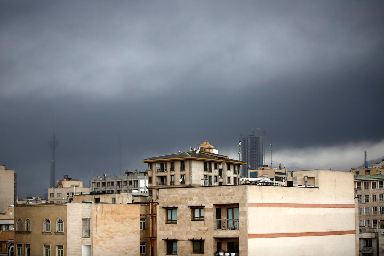 Thick smoke rises over Tehran after oil depots were targeted during ongoing airstrikes on Iran launched by the US and Israel on Feb. 28, in Tehran, Iran on March 8, 2026. (AA Photo)