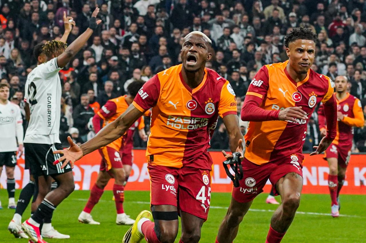 Osimhen goal lifts Galatasaray past Besiktas test, Sane red sparks outrage Image