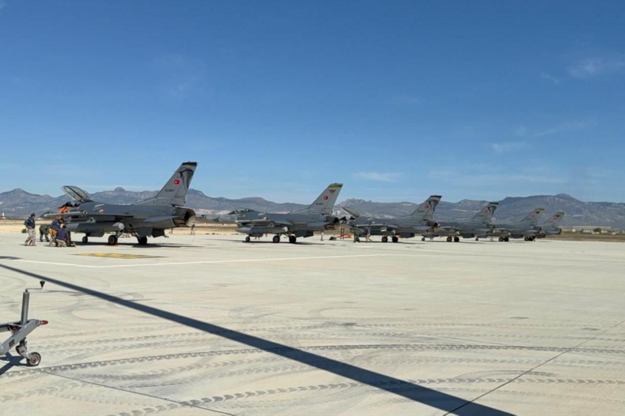 Türkiye deploys F-16s, air defense systems to Turkish Cyprus