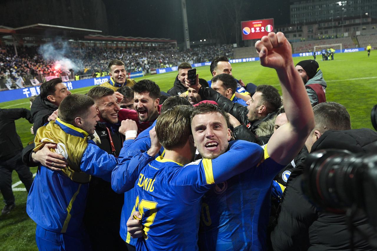 Bosnia celebrates World Cup spot while Italy misses third straight