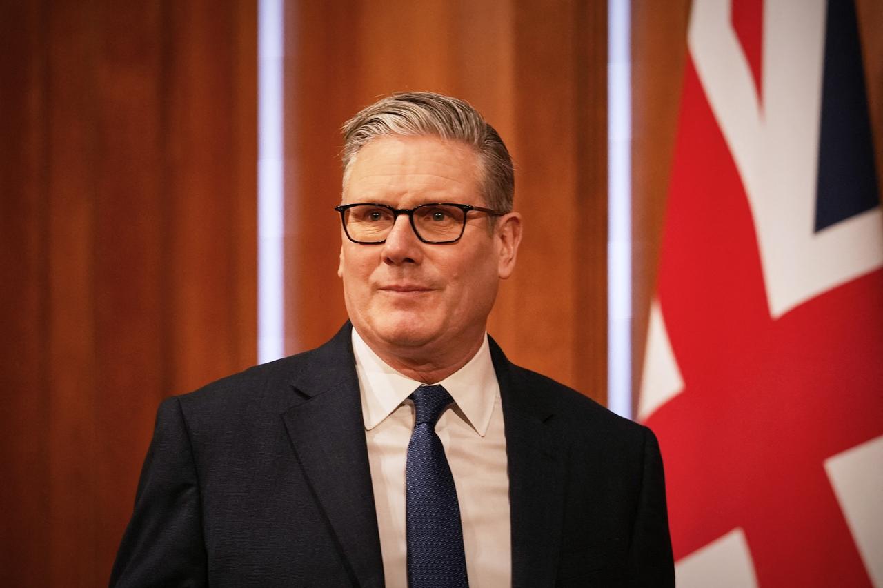 British Prime Minister Keir Starmer speaks during a press conference to update on the latest situation in the Middle East in London, April 1, 2026. (AFP Photo)