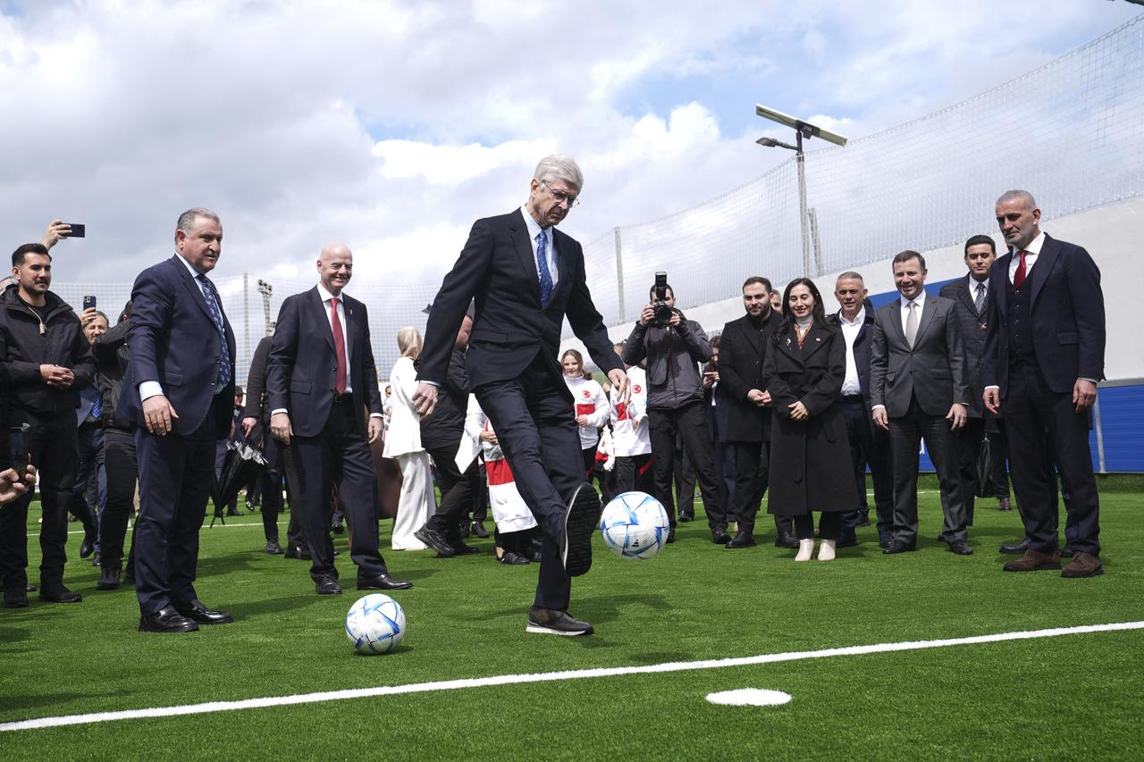 FIFA Global Football Development Director Arsene Wenger, attended the event. Istanbul, Türkiye, April 10, 2026. (AA Photo)