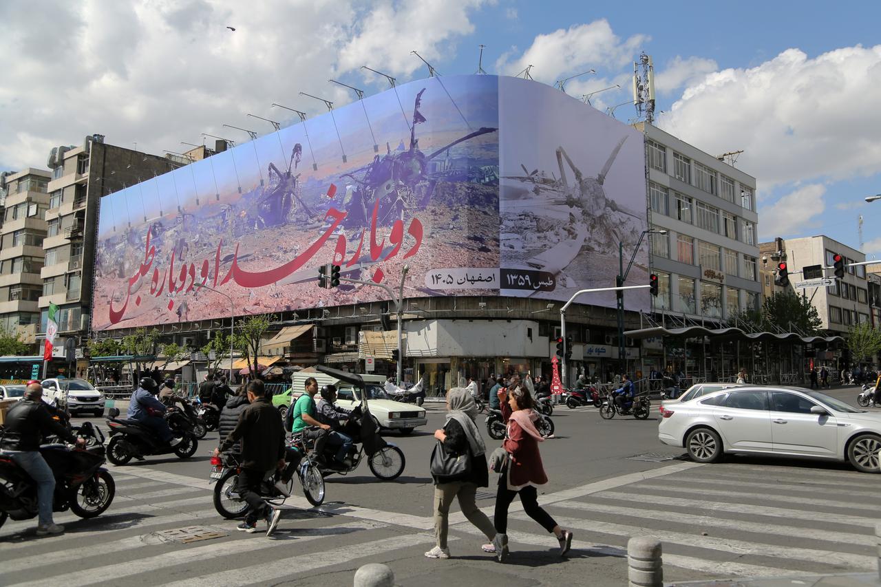 People go about their daily routines in the city following a temporary ceasefire agreement in Tehran, Iran, April 8, 2026. (AA Photo)