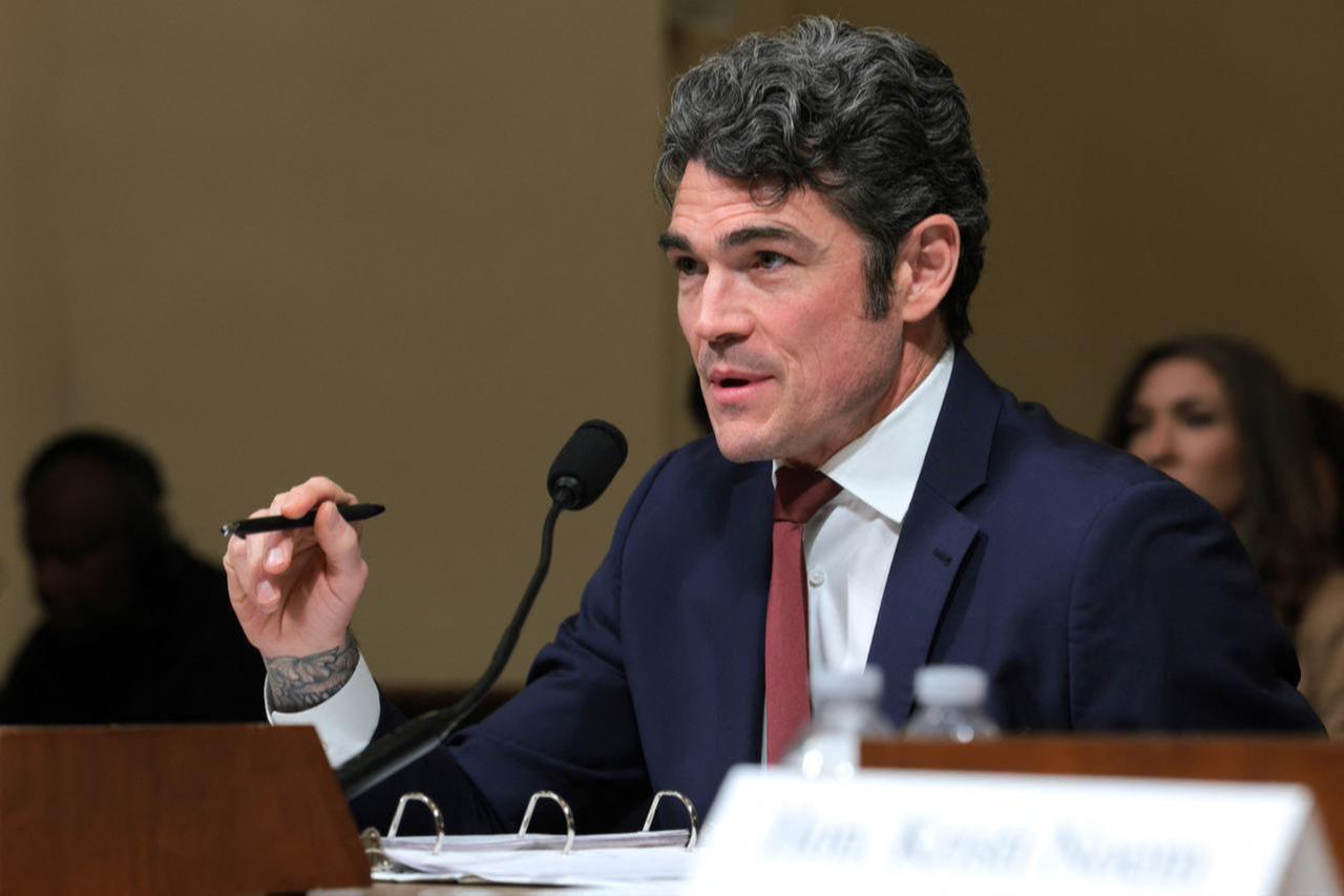 Then-Director of the National Counterterrorism Center Joseph Kent testified before the House Committee on Homeland Security at the Cannon House Office Building, in Washington, D.C, on December 11, 2025. (AFP Photo)