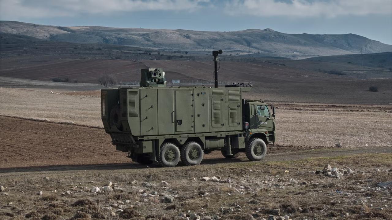 GOKBERK laser system, designed to neutralise threats such as mini/micro UAVs. (Photo via ASELSAN)