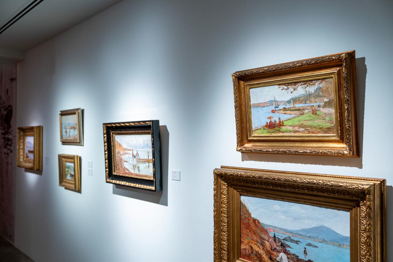 A view of the “By the Water: The Life and Art of Halil Pasha” exhibition at Pera Museum in Istanbul, Türkiye. (Photo via Pera Museum)