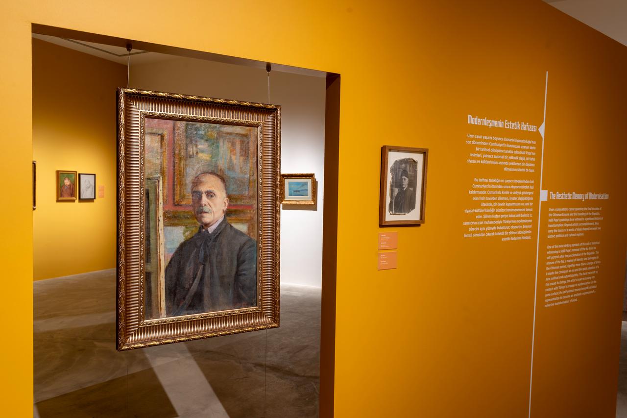 A view of the “By the Water: The Life and Art of Halil Pasha” exhibition at Pera Museum in Istanbul, Türkiye. (Photo via Pera Museum)