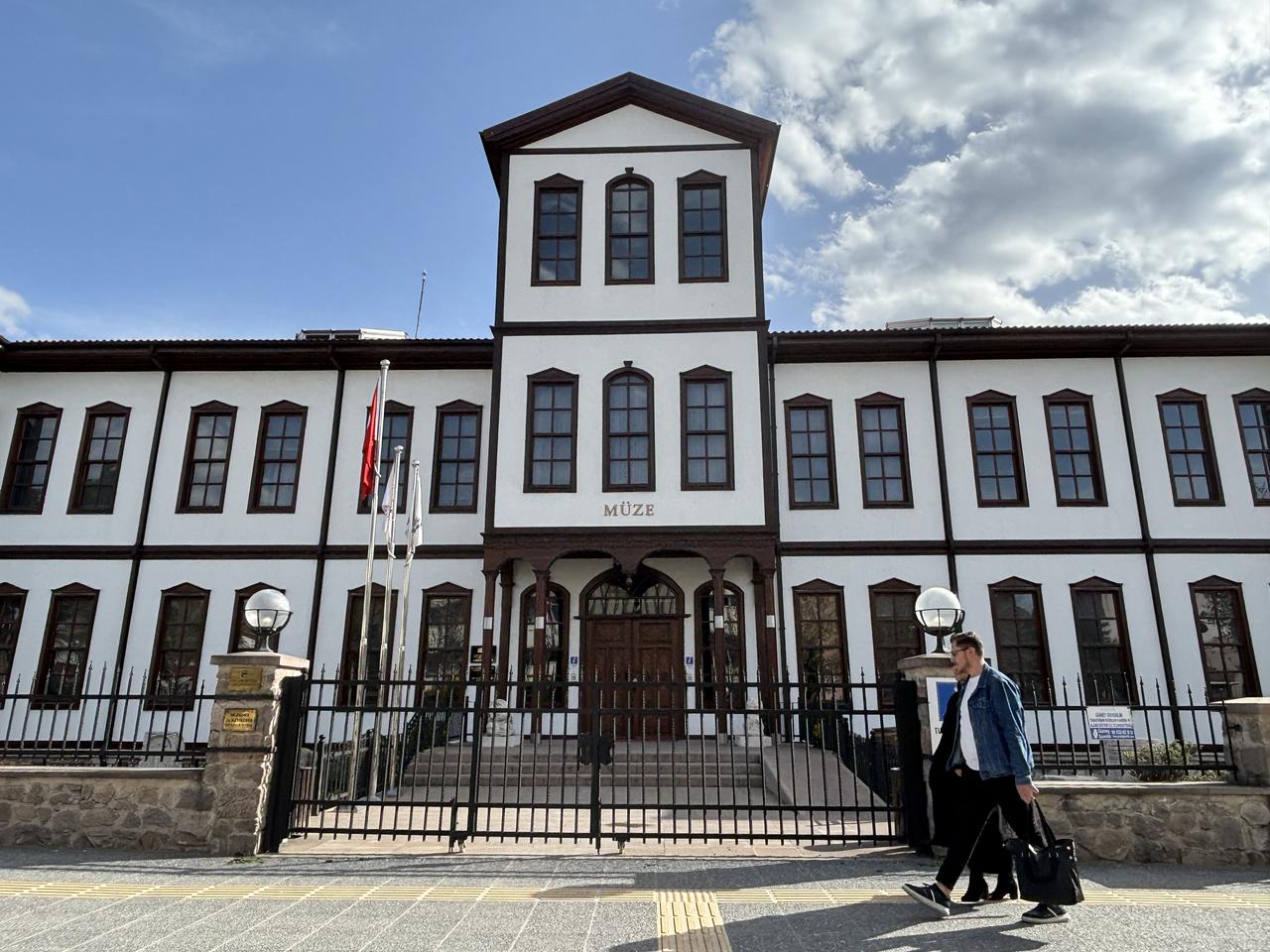 Exterior view of the Cankiri Museum, part of the cultural itinerary offered to visitors arriving via the Touristic Salt Express, April 14, 2026. (AA Photo)