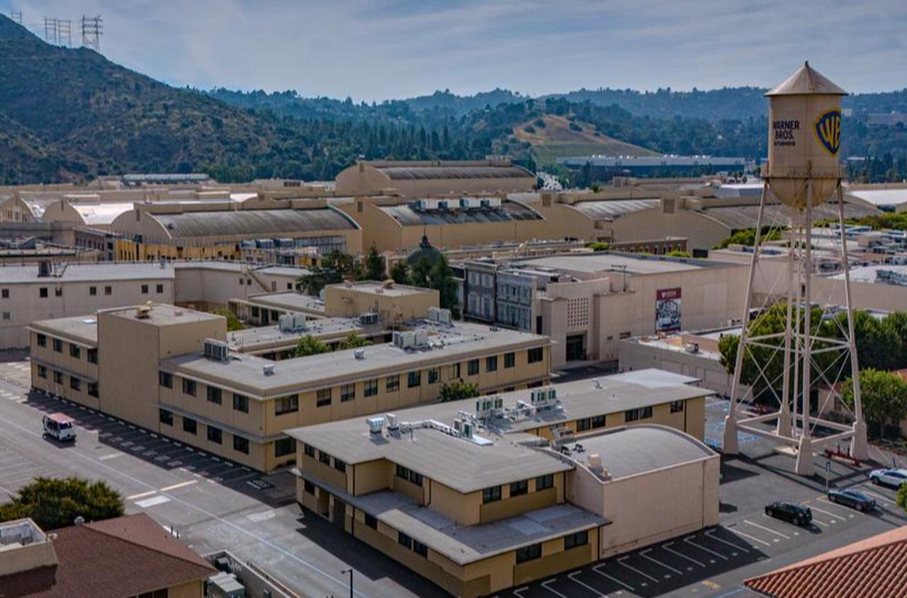 An aerial view shows Warner Bros. Studios in Burbank, Los Angeles, California, Nov. 5, 2023. (Adobe Stock Photo)