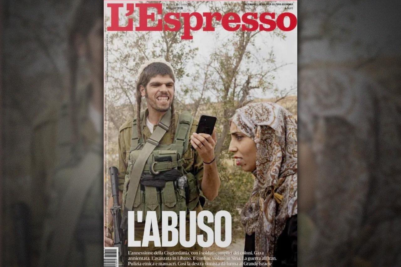 Outrage in Israel as viral West Bank photo surfaces on L'Espresso cover
