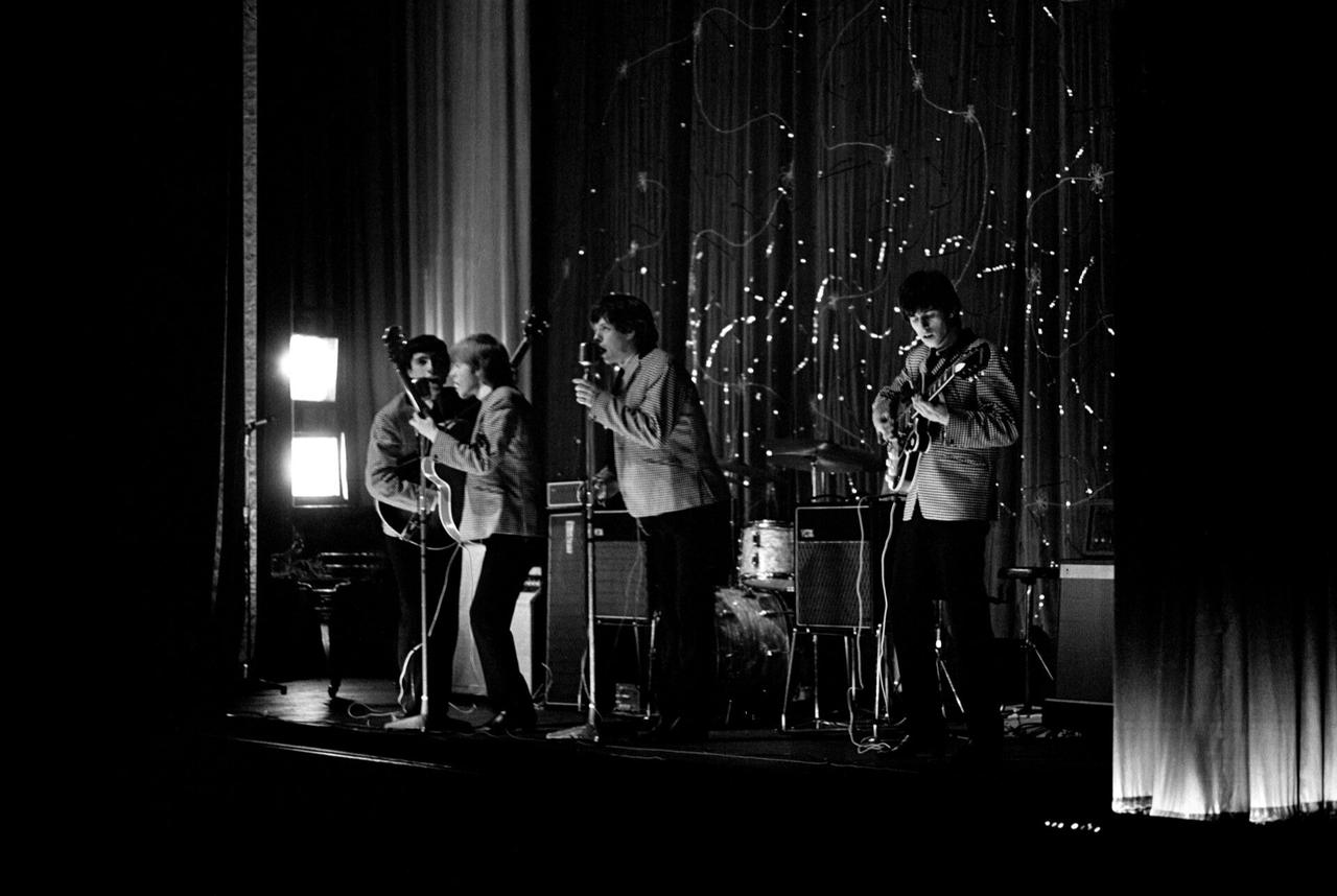 Members of The Rolling Stones perform at a gig in Cardiff, Wales, in an undated archival photo. (Reuters Photo)