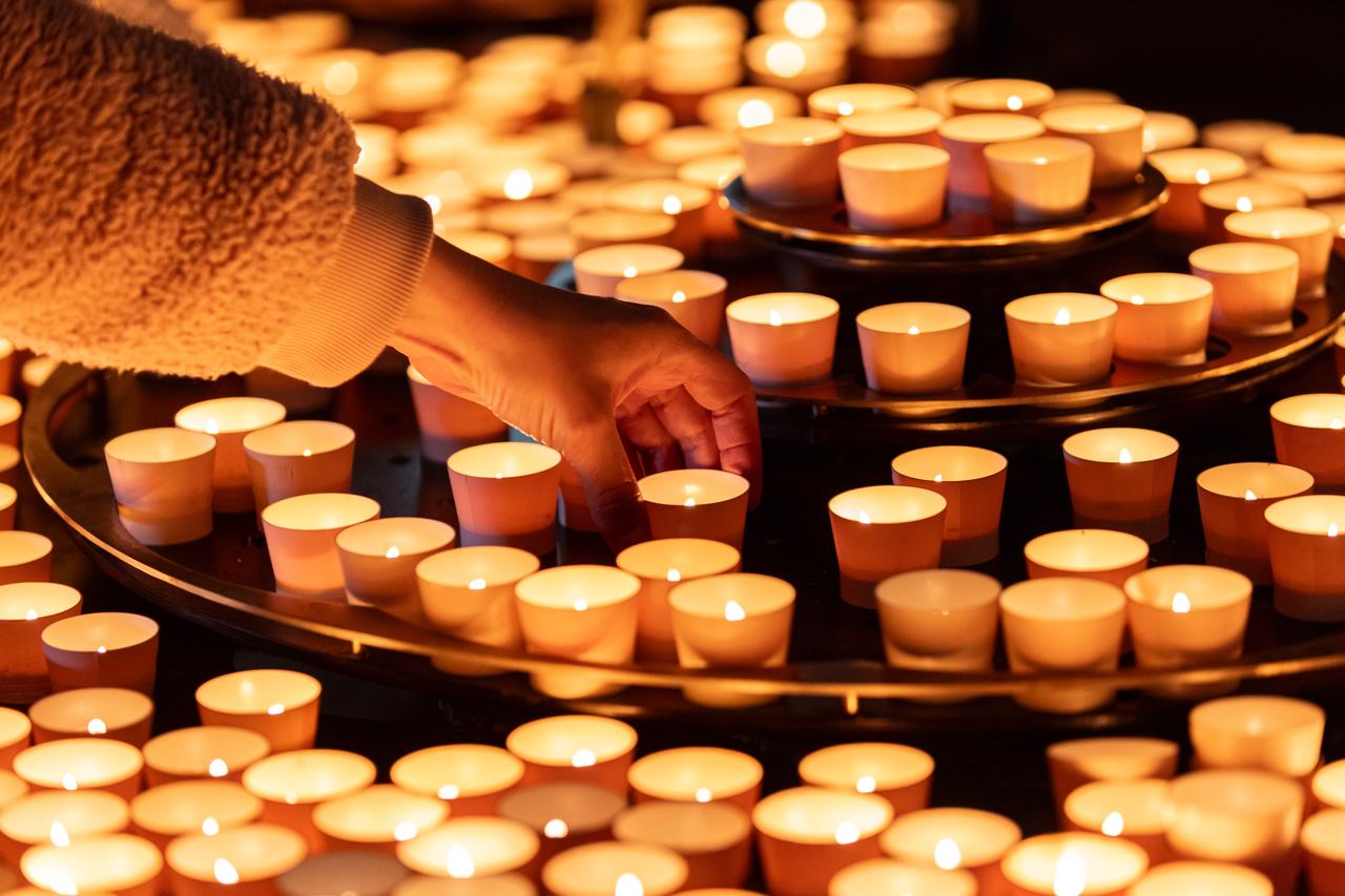 A general view of the interior of the Notre-Dame de Paris Cathedral in Paris, France, April 13, 2026. (AA Photo)