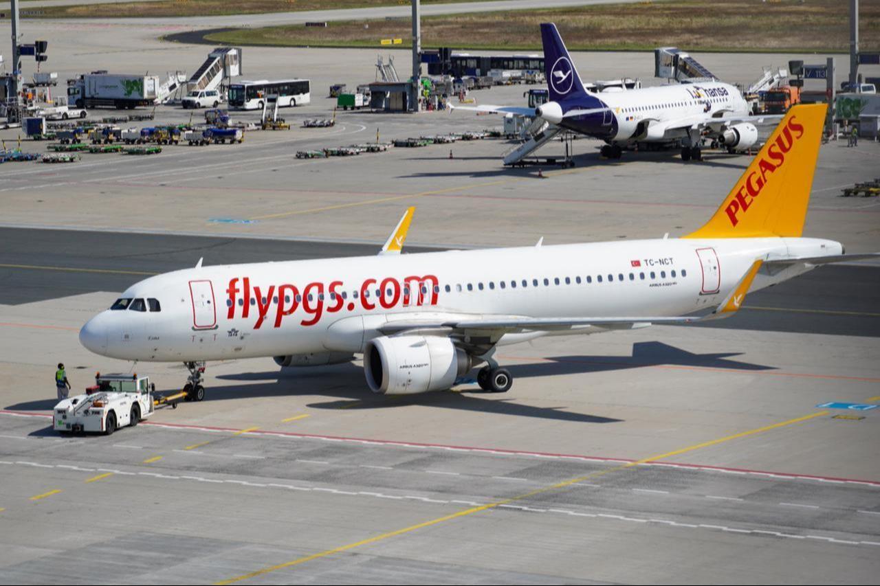 Pegasus Airlines aircraft on the tarmac at an international airport. (Adobe Stock Photo)
