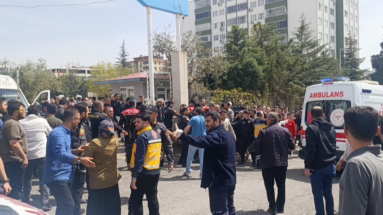 An armed attack takes place at Ayser Calik Secondary School in southern province of Kahramanmaras in Türkiye, on April 15, 2026. (IHA Photo)