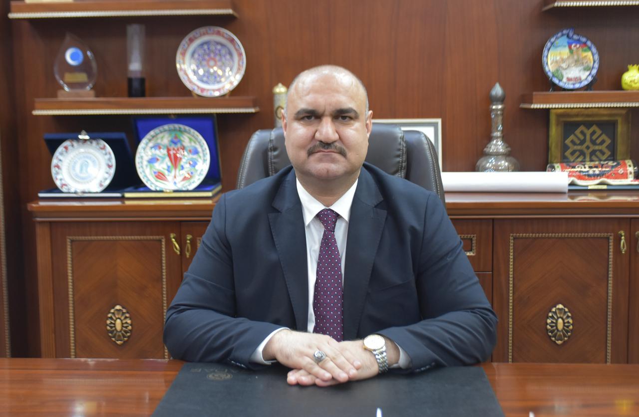 Iraq Turkmen Front (ITC) Chairman Muhammed Seman Agha speaks to a reporter after being elected as governor of Kirkuk, April 16, 2026. (AA Photo)