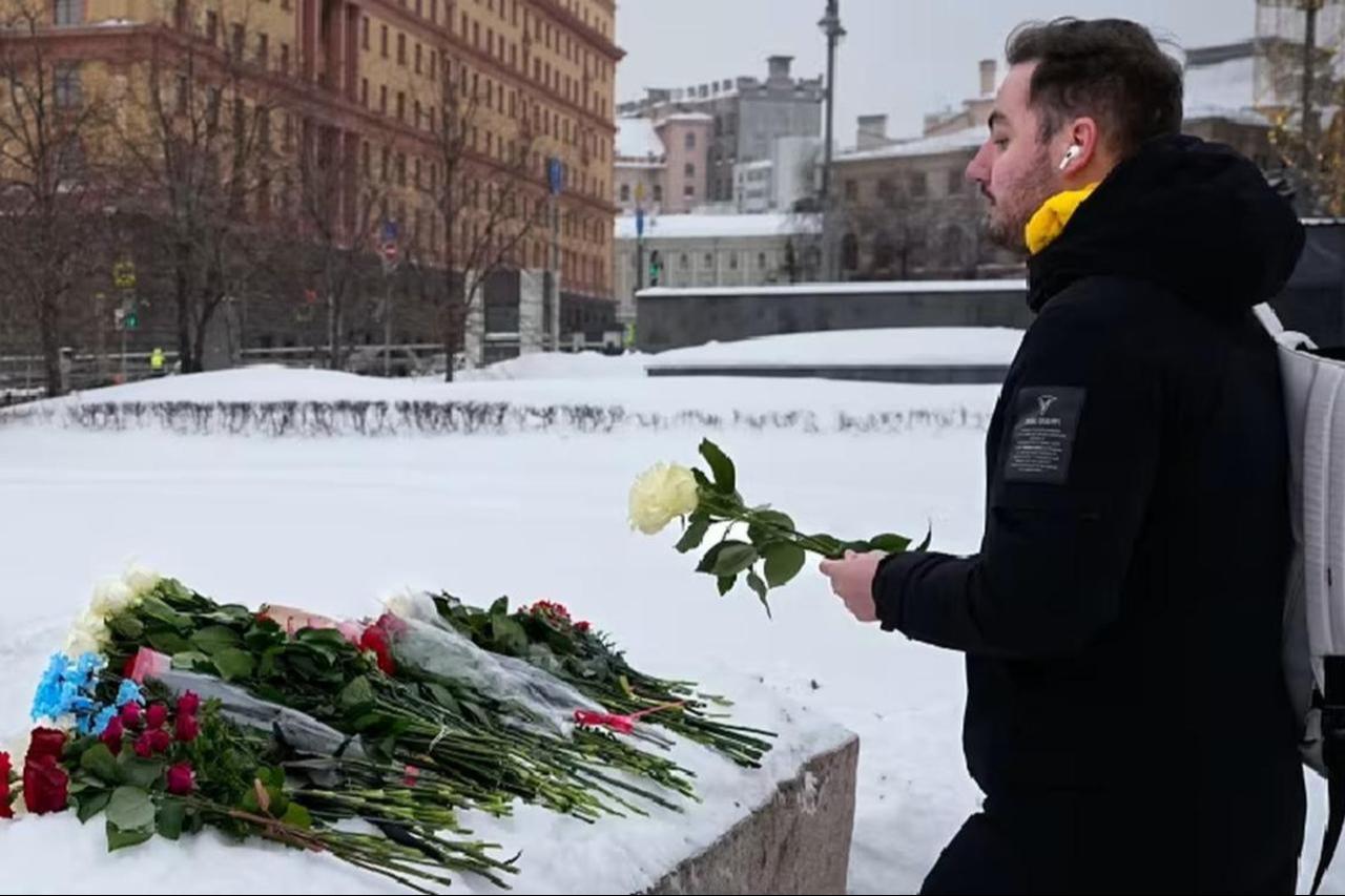 Russian opposition leader Alexei Navalny's commemorations in Russia, accessed on February 14, 2026. (AFP Photo)