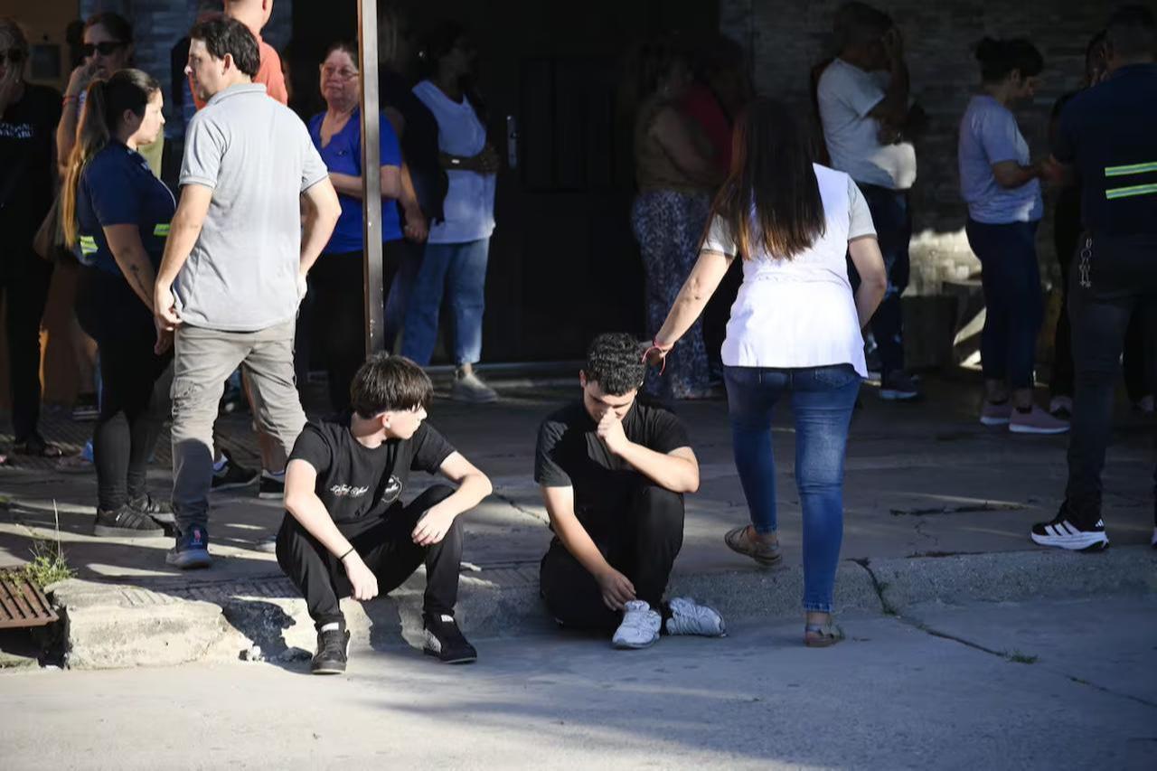 This image shows students at the Mariano Moreno School in San Cristobal, Argentina. (Photo via X)