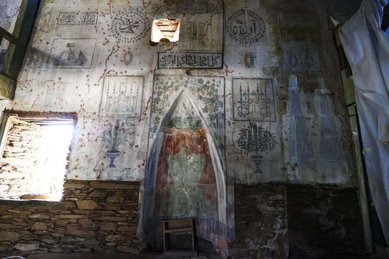 A view from a Lubbey, a “ghost village”, where only a few families remain after years of migration in Odemis district of Izmir, Türkiye, April 12, 2026. (AA Photo)