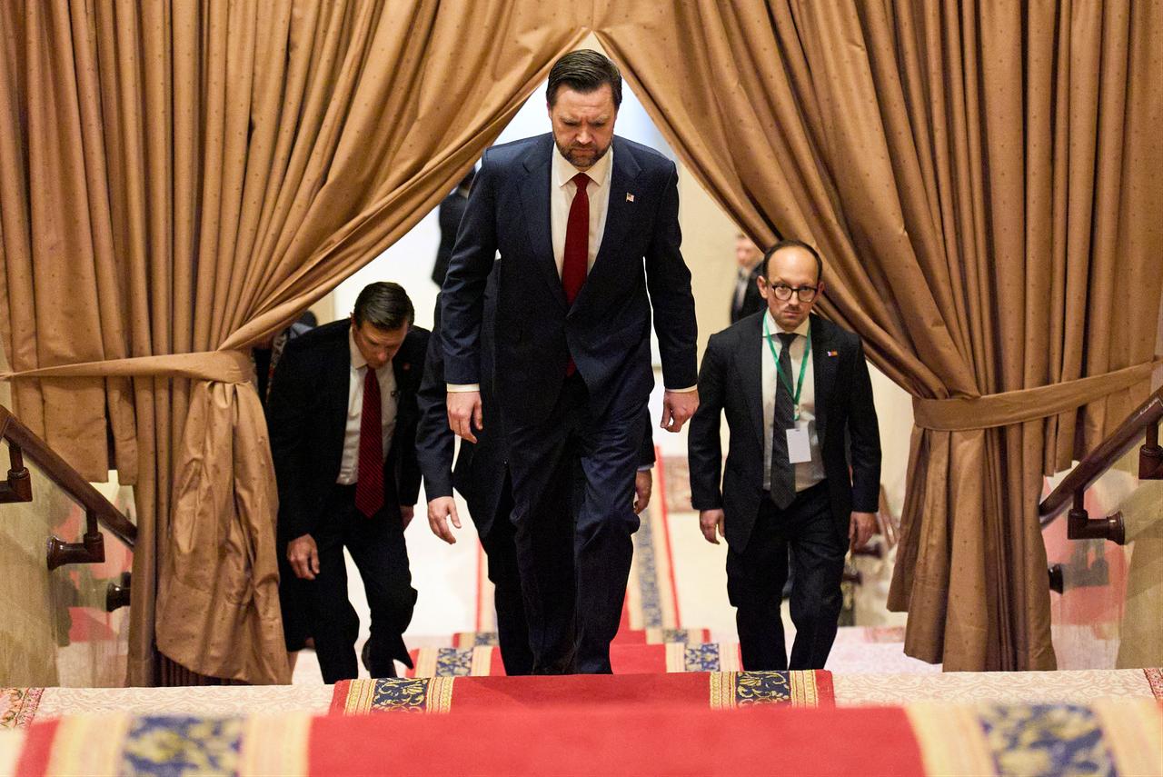 US Vice President JD Vance arrives for a meeting with Pakistani Prime Minister amid the US-Iran peace talks in Islamabad on April 11, 2026. (AFP photo)