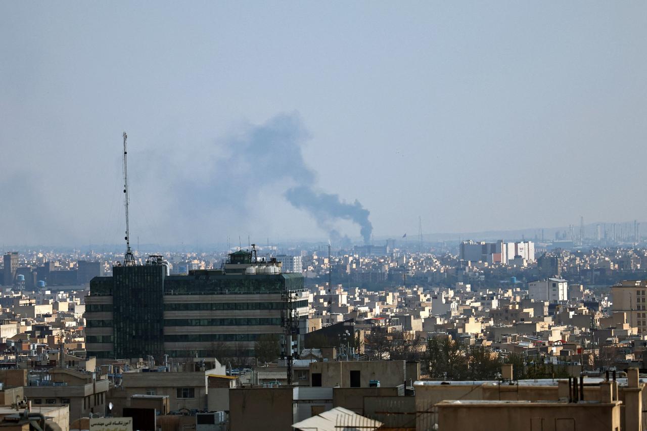 Smoke rises from the site of a strike in Tehran, Iran on April 1, 2026. (AFP Photo)