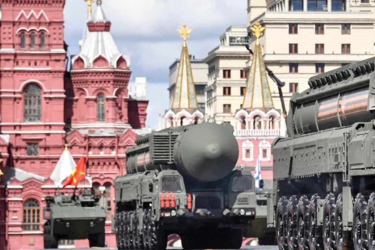 Russian missiles capable of carrying nuclear warheads, accessed on Nov. 11, 2025. (AFP Photo)