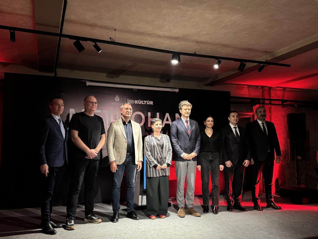 The exhibition was inaugurated at Metrohan under the hosting of the Istanbul Metropolitan Municipality and with the support of the Consulate General of Belgium in Istanbul. Türkiye, April 22, 2026. (AA Photo)