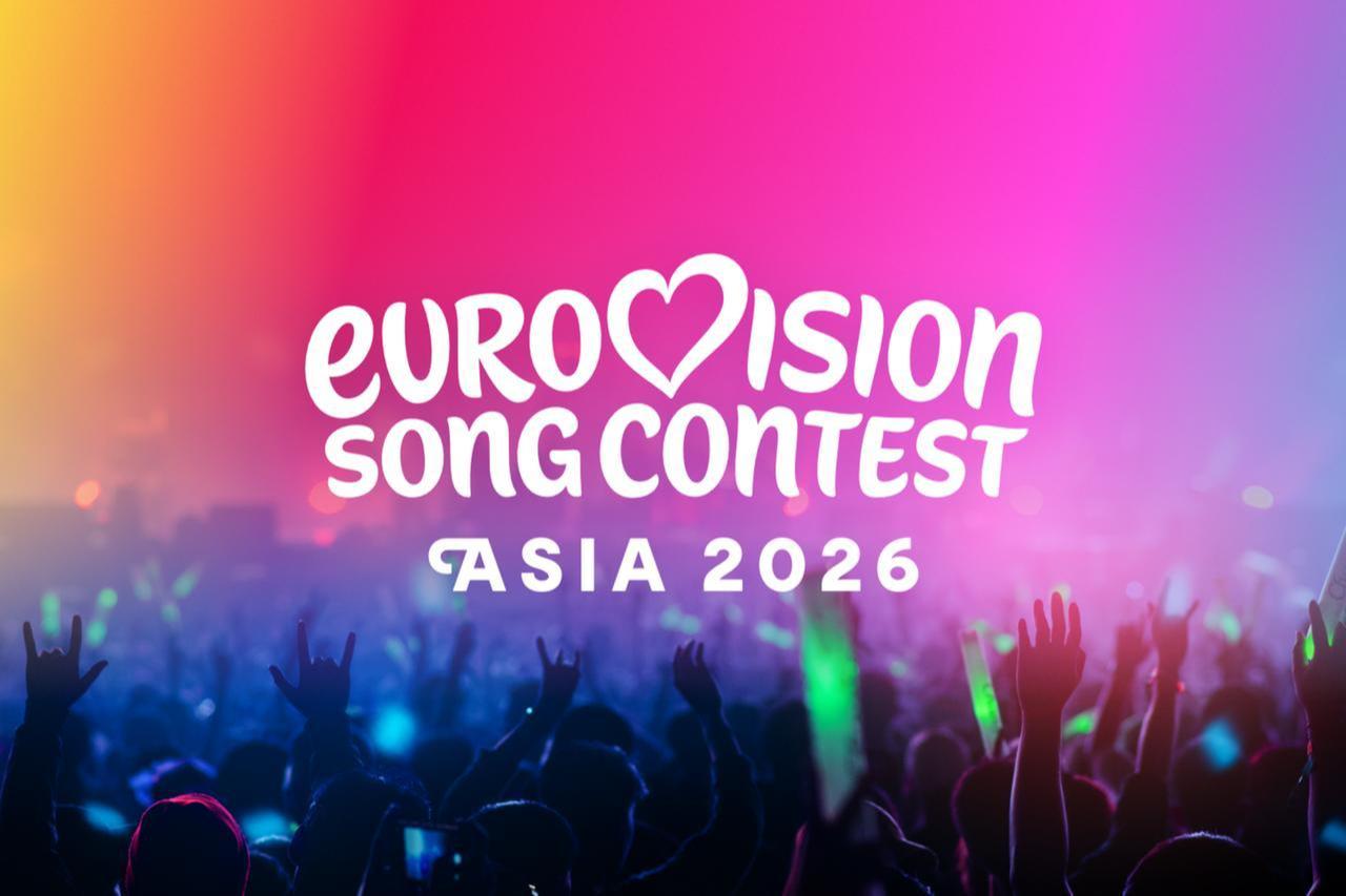 The Eurovision Song Contest Asia 2026 logo is shown in a promotional graphic on Eurovision’s website in 2026. (Photo via Eurovision.com)
