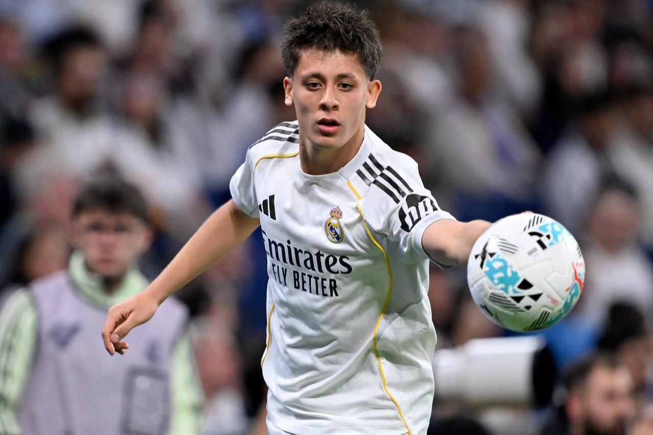 Arda Guler of Real Madrid in action during the La Liga Matchday 33 fixture between Real Madrid and Deportivo Alaves, in Madrid, Spain, April 21, 2026. (AA Photo)