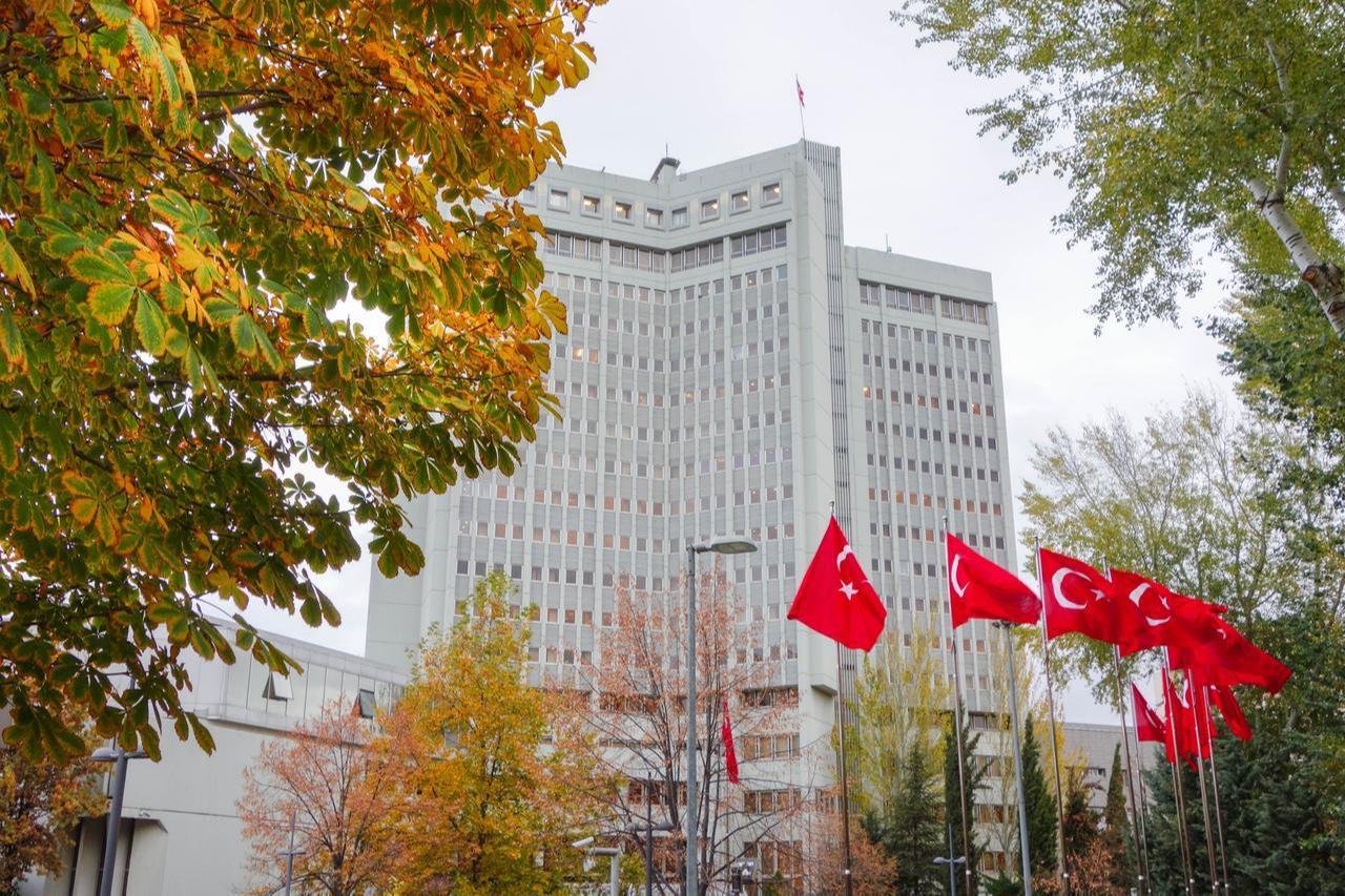 Exterior view of the Turkish Foreign Ministry headquarters in Ankara, Türkiye. (Adobe Stock Photo)